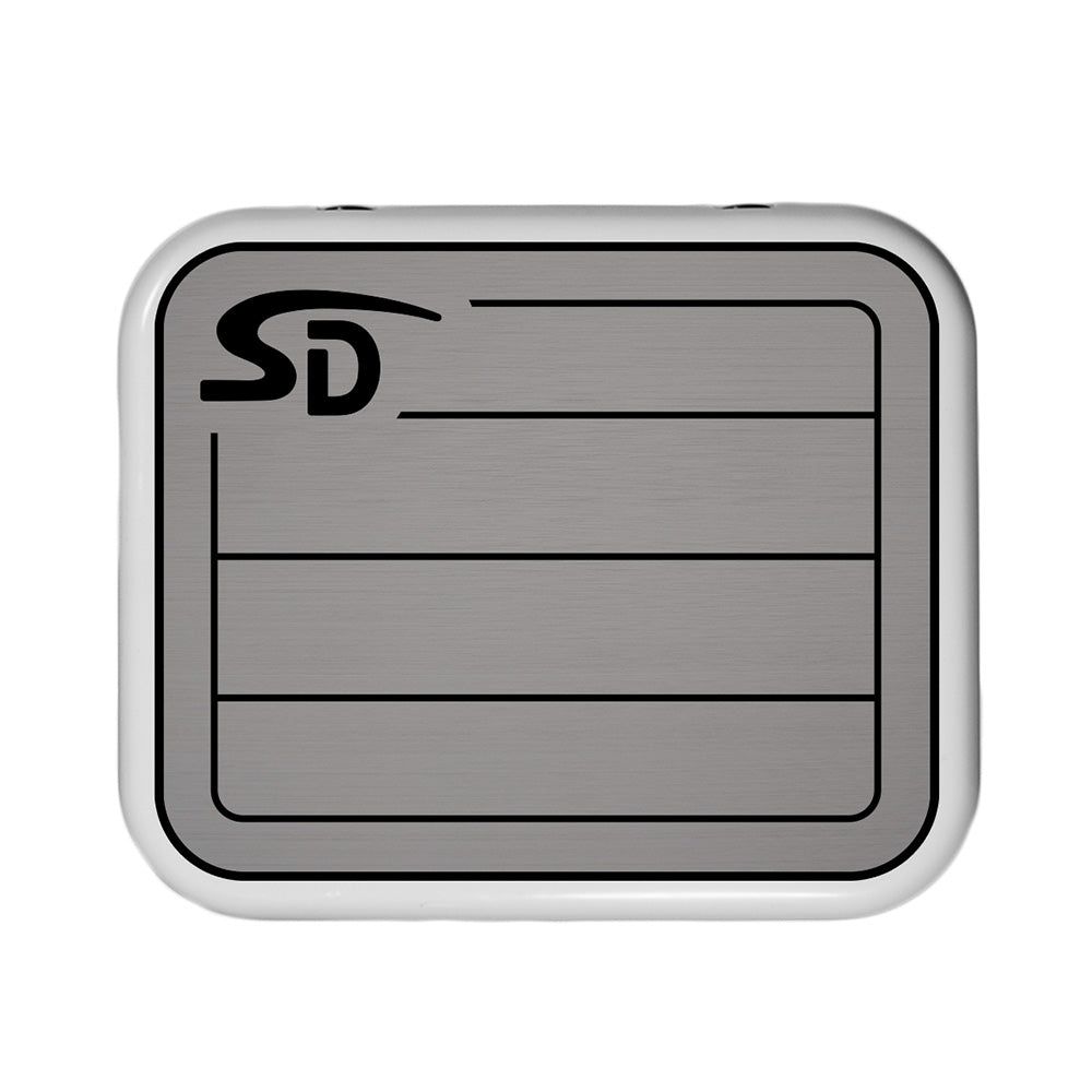 SeaDek YETI Roadie 24 Teak Cooler Pad 6mm - Storm Grey/Black