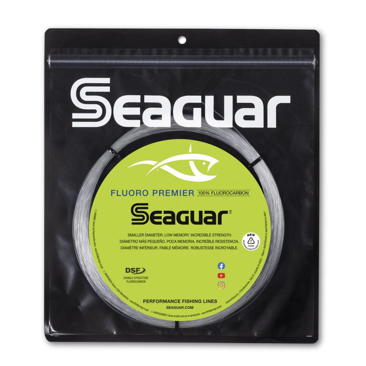 Seaguar Big Game Premier Fluorocarbon Leader Coils