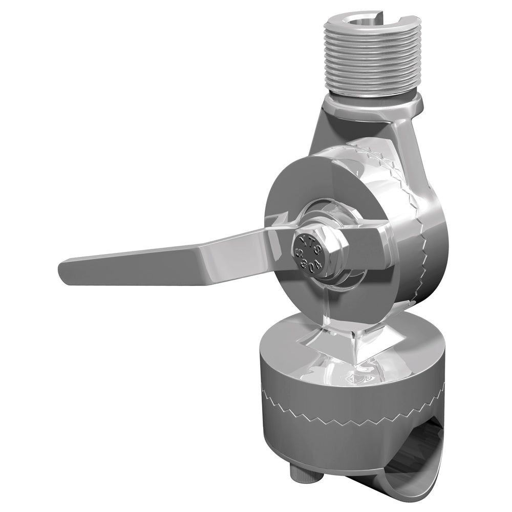 Shakespeare 4188-SL Ratchet Boat Rail Antenna Mount for 1" to 1.5" Rails