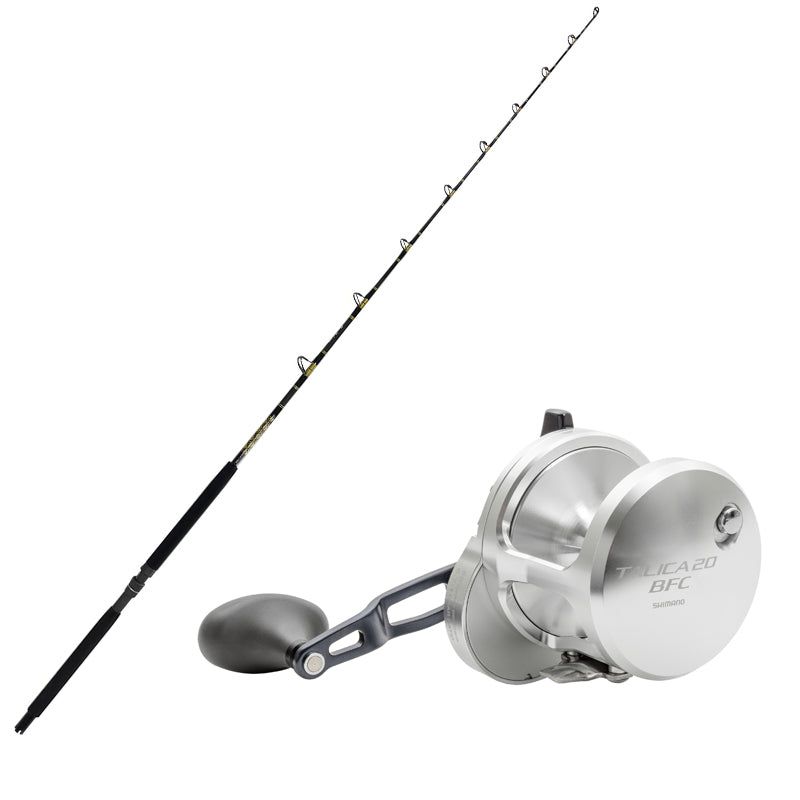 Shimano TALICA 20 BFC Conventional with CHAOS KC 20-40 7FT Composite Rod Combo