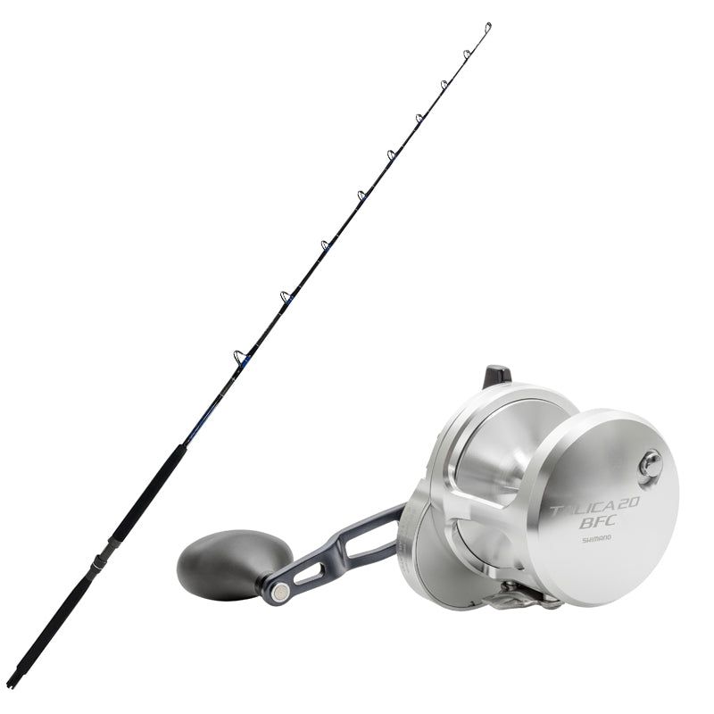 Shimano TALICA 20 BFC Conventional with CHAOS KC 20-40 7FT Composite Rod Combo