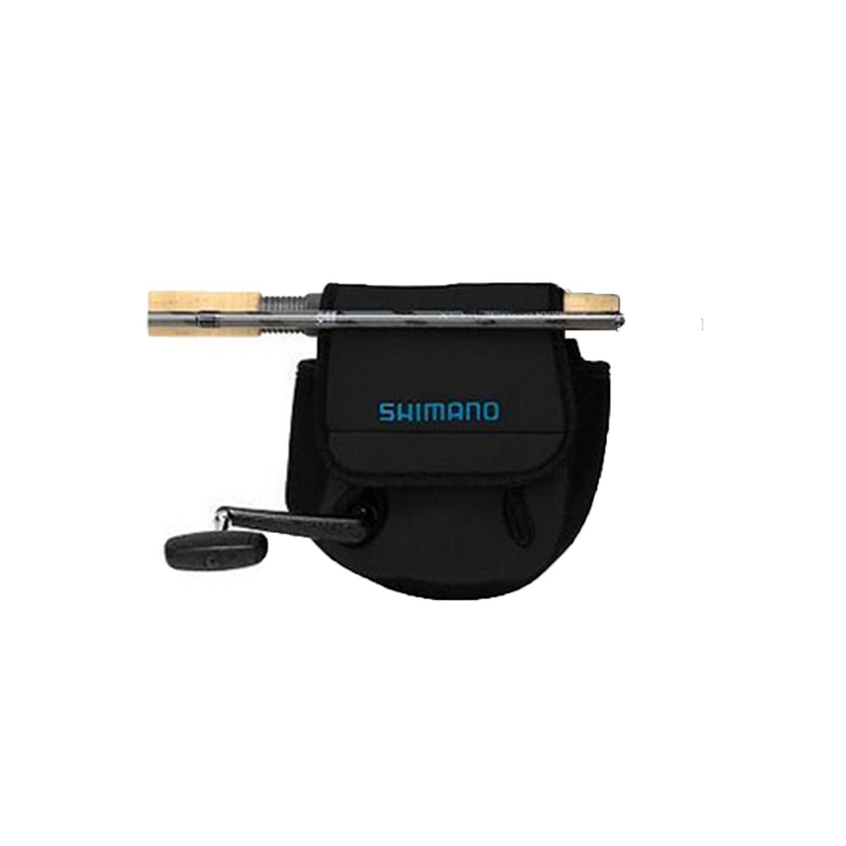 CLEARANCE - Shimano ANSC840A Neoprene Spinning Reel Cover - Blue - Medium