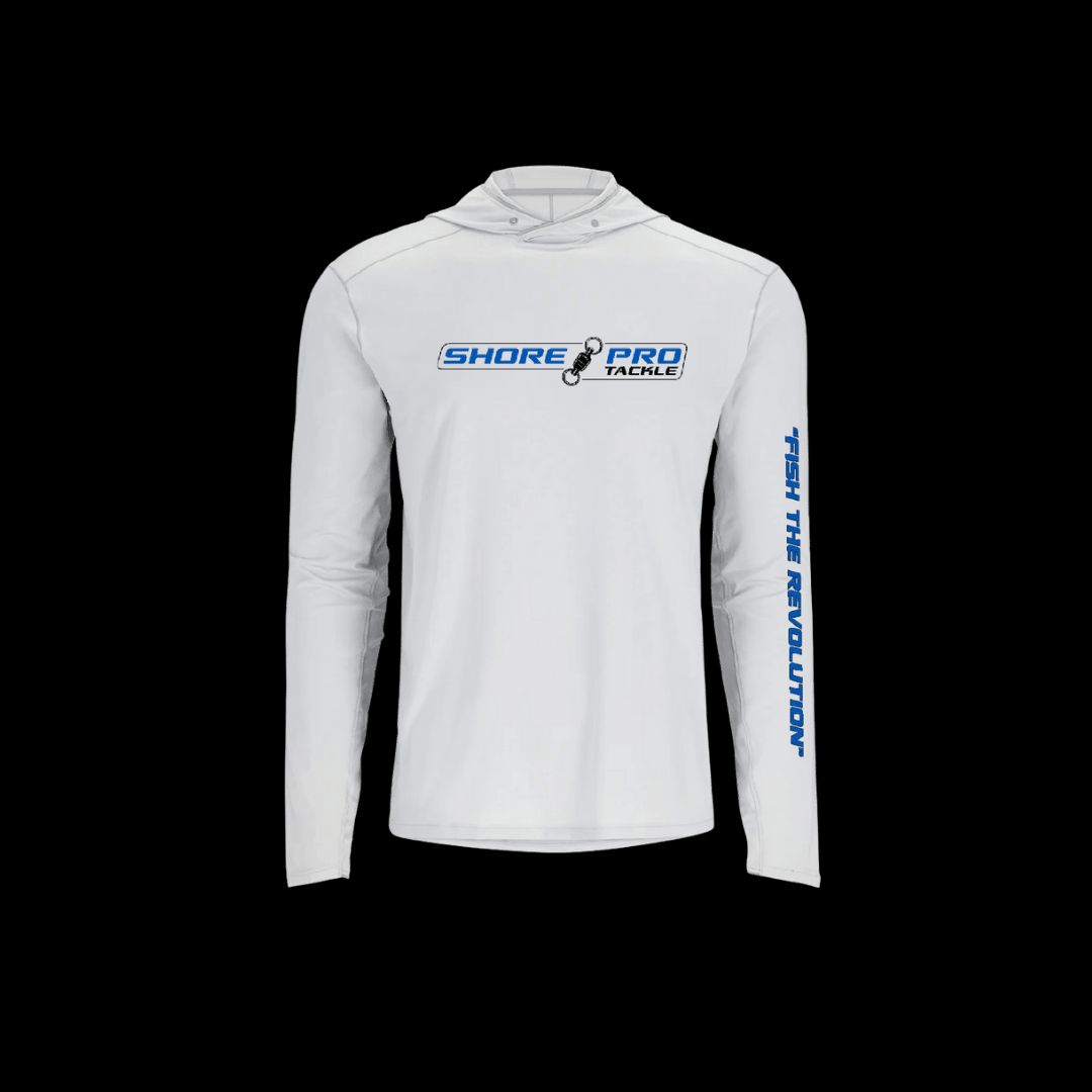 HOODED FISHING SHIRT LIGHT GREY