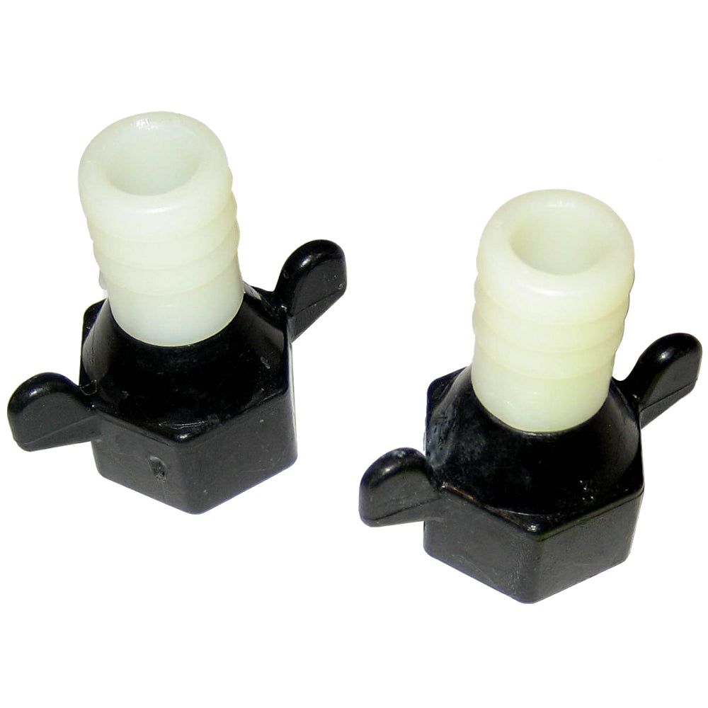 Shurflo by Pentair Straight Fitting Wingnut Swivel - 1/2"-14NPT(F) x 5/8" Barb