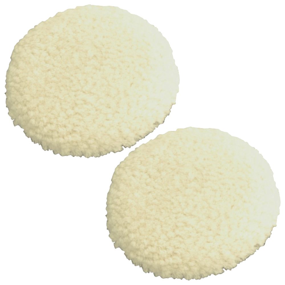 SHURHOLD Buff Magic Compounding Wool Pad - 2-Pack - 6.5" for Dual Action Polisher