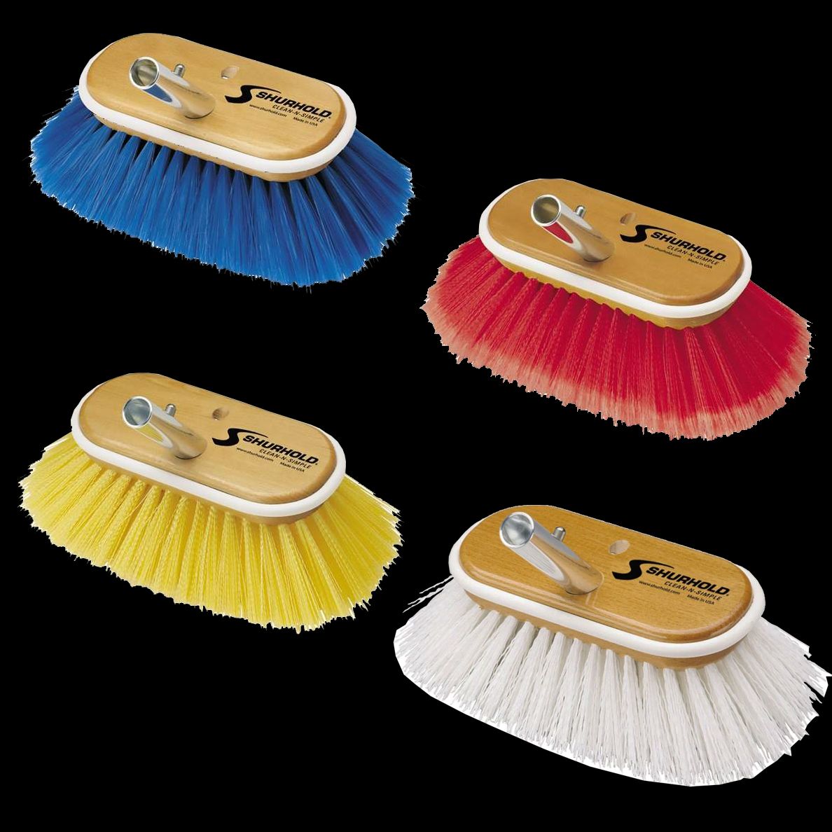 SHURHOLD Classic Deck Brushes - 6" and 10"
