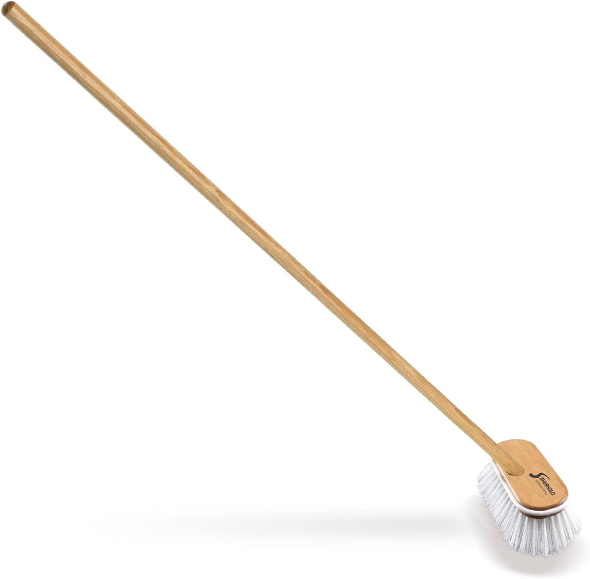 SHURHOLD Marine Mate 6-inch Stiff Bristle Brush with 48-inch Handle