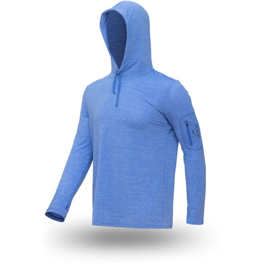 SLICKER BEAUT BLUEBIRD TECH HOODIE PERFORMANCE HOODIE