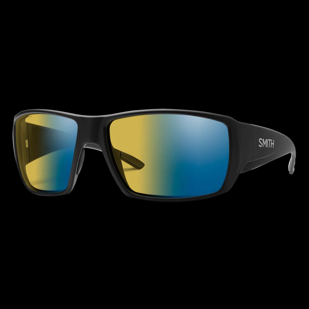 SMITH Guide's Choice Matte Black - ChromaPop Glass Polarchromic Yellow Blue Mirror