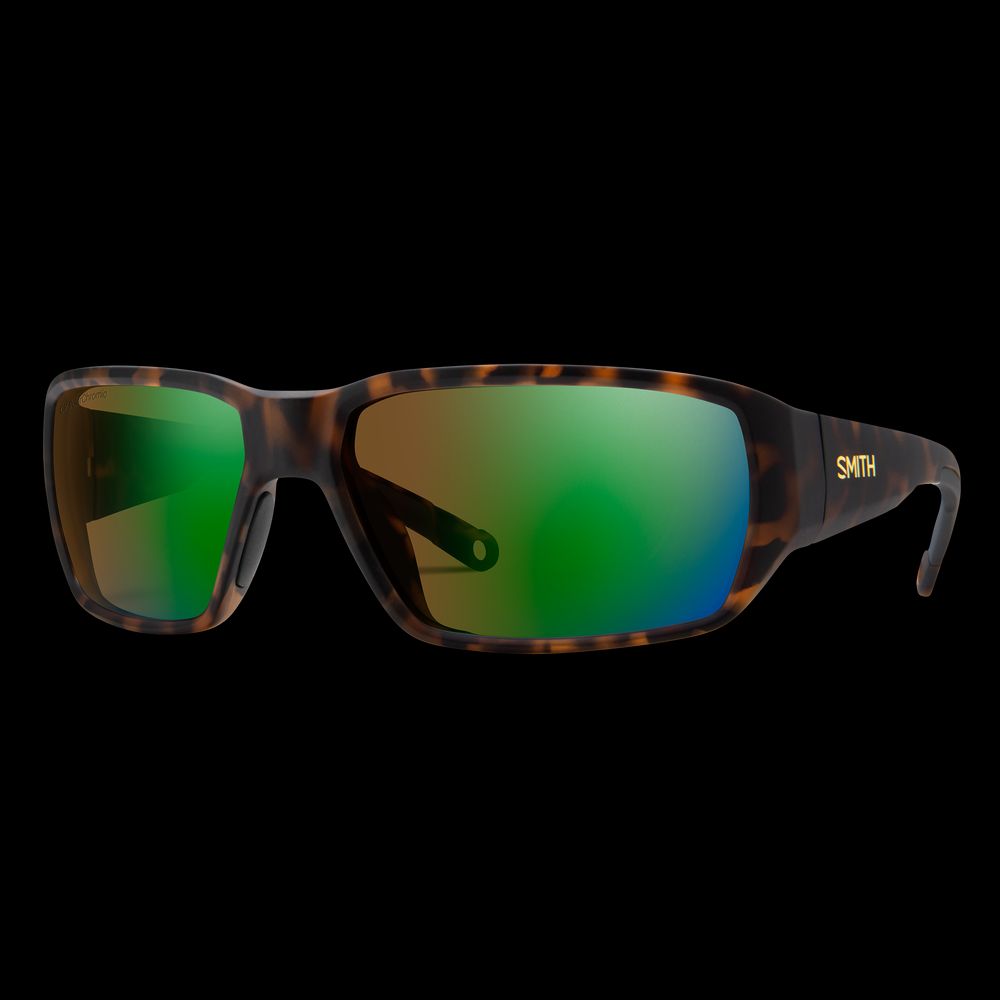 SMITH Hookset Matte Tortoise | ChromaPop Glass PolarChromic Brown Green Mirror