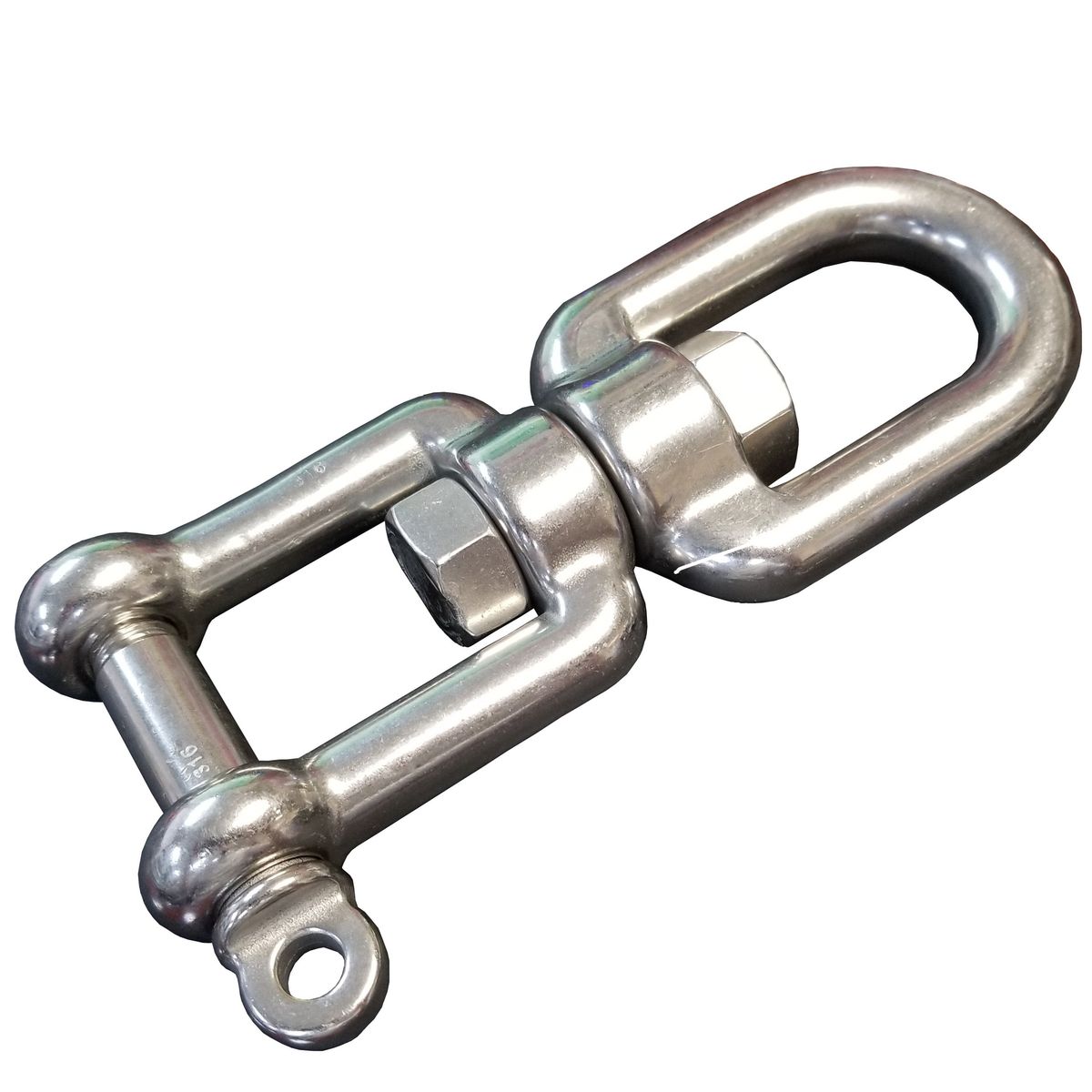 PARA-TECH 1" Stainless Steel Eye & Jaw Swivel