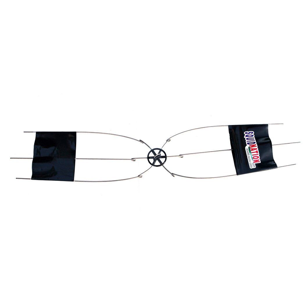 SQUIDNATION Dredge Bar 6 Arm 36 Inch Tension Loop-Naked