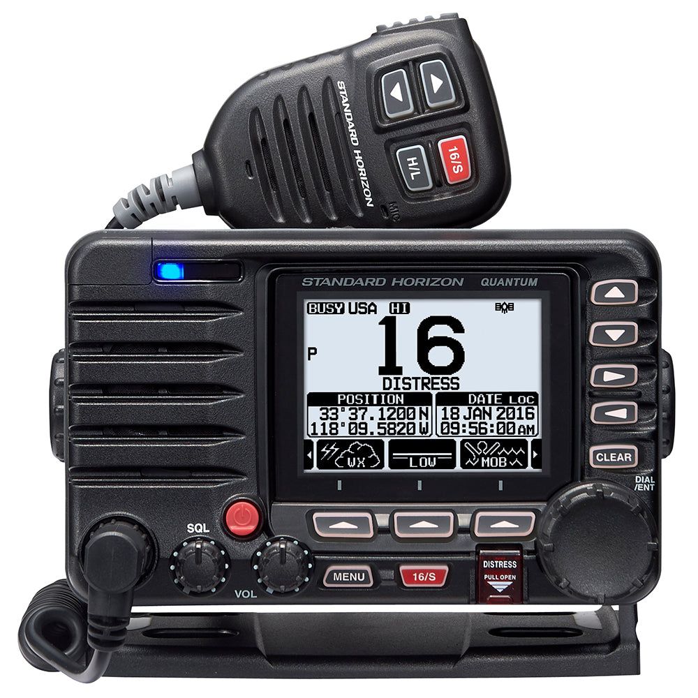 Standard Horizon Quantum GX6000 25W Commercial Grade Fixed Mount VHF w/NMEA 2000, Integrated AIS Receiver & Speaker Mic