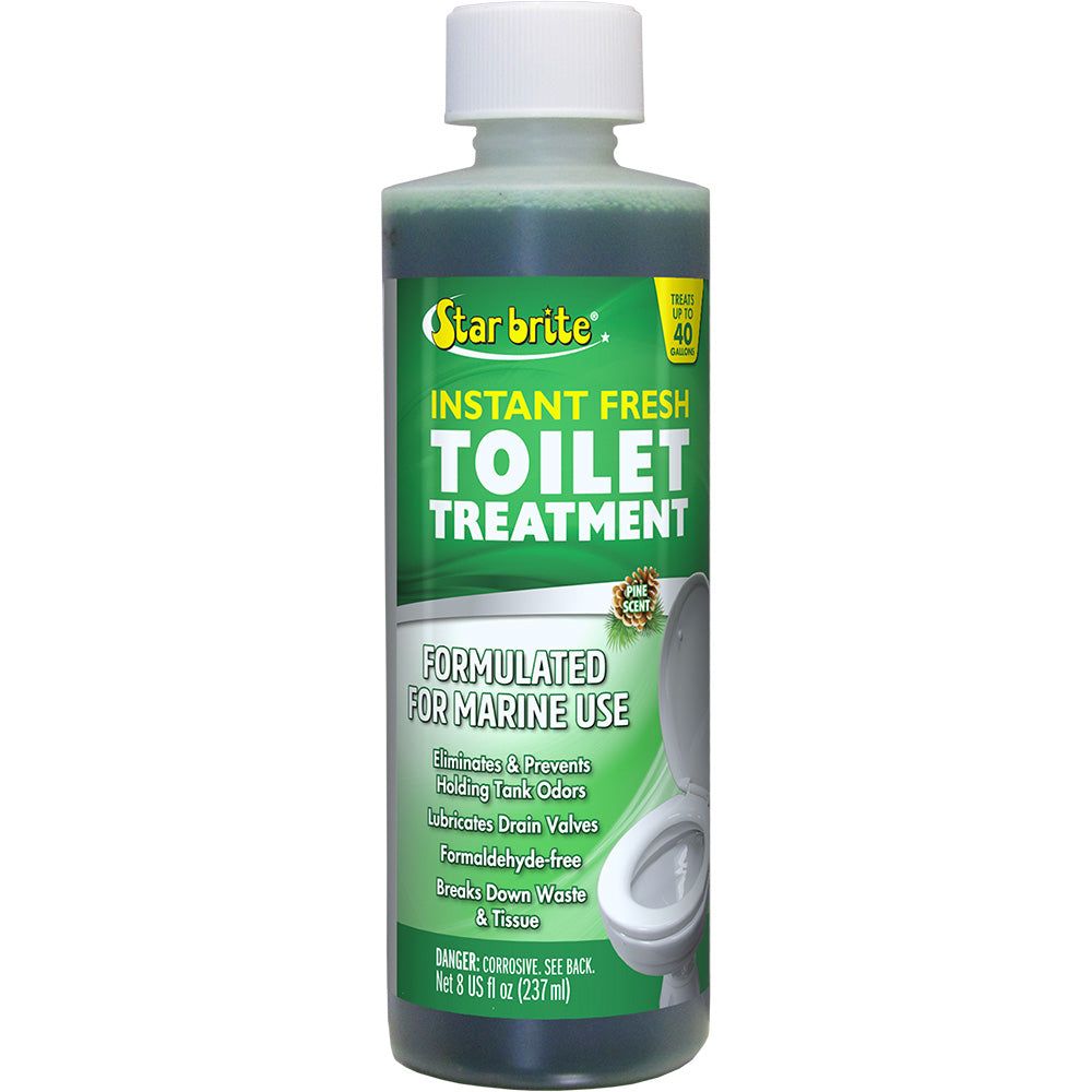 Star brite Instant Fresh Toilet Treatment - Pine Scent - Biodegradable Formula - 8 oz 6-Pack