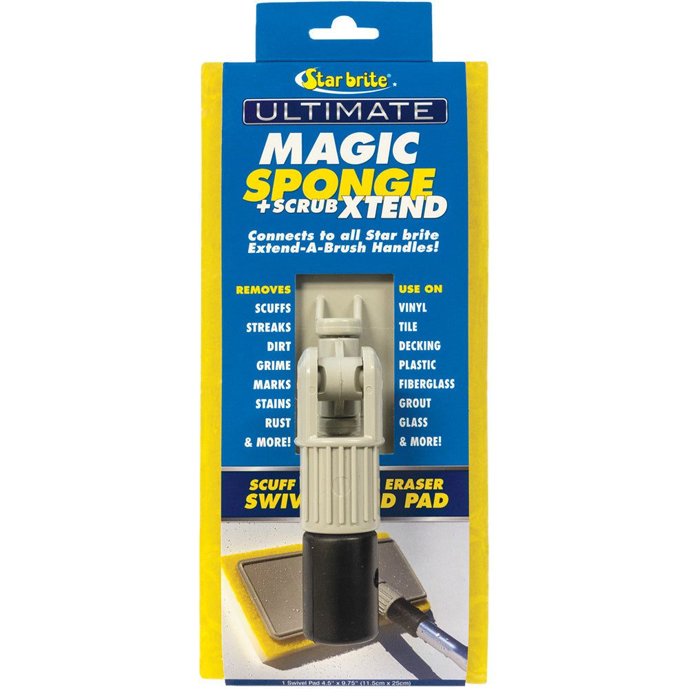 Star brite Magic Sponge + Scrub XTEND with Flex Head for Pool, RV, Boat