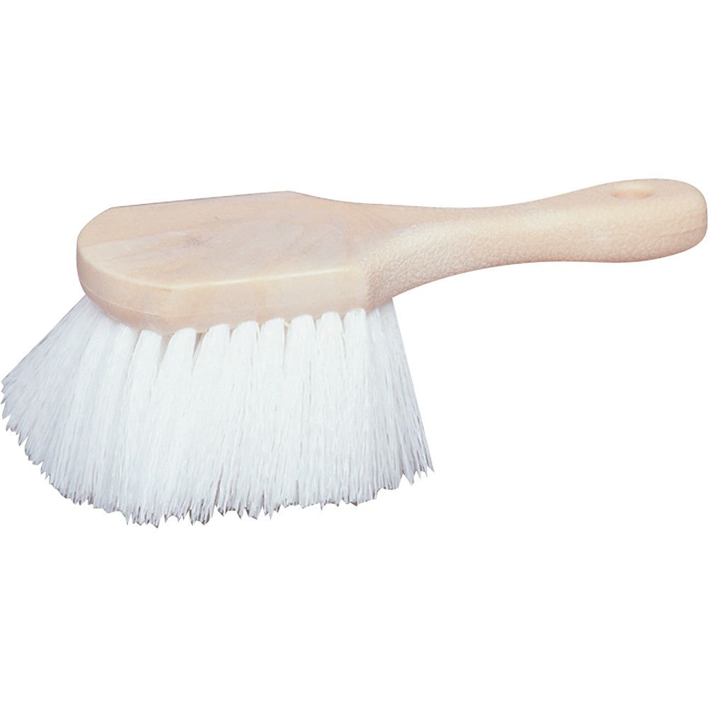 Star brite Marine-Grade Short Handle Scrub Brush - Durable Star Prene Fiber