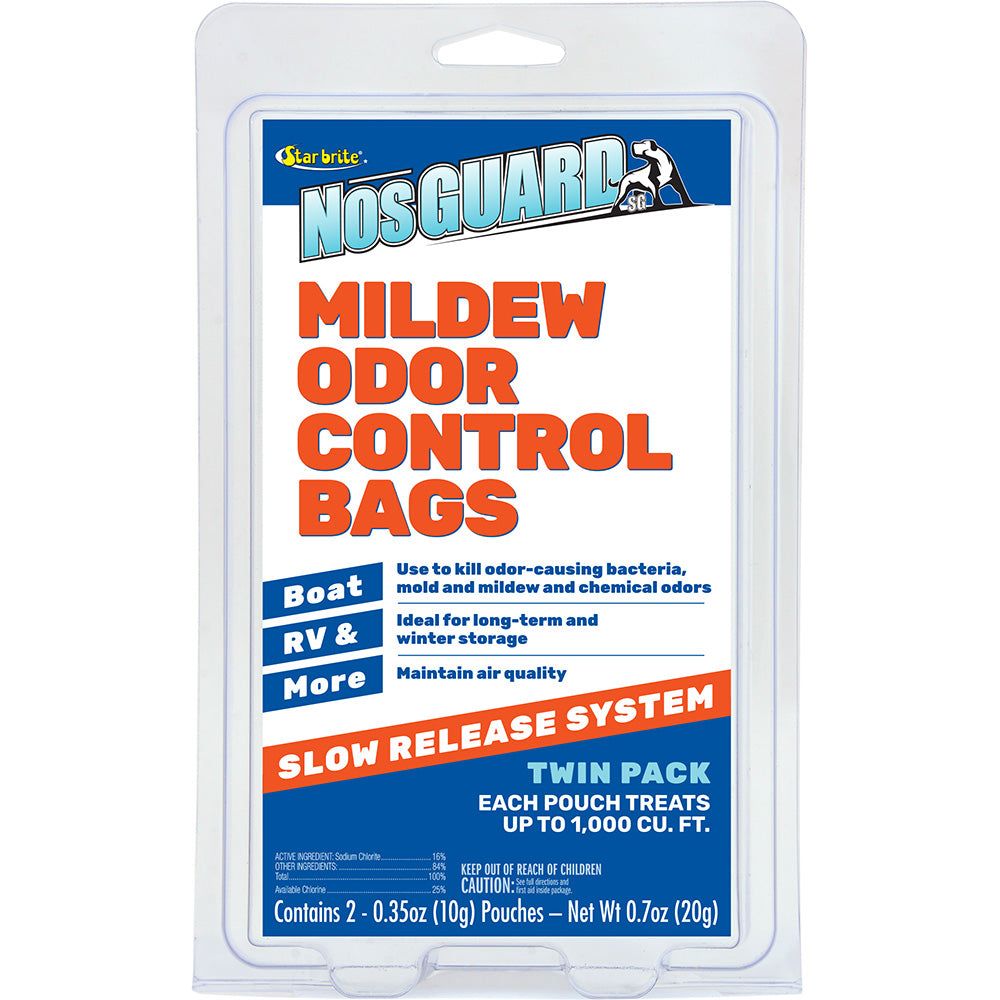 Star brite NosGUARD Mildew Odor Control Bags Slow Release System 2-Pack