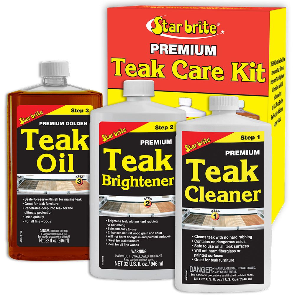Star Brite Premium Teak Care Kit - 32 oz