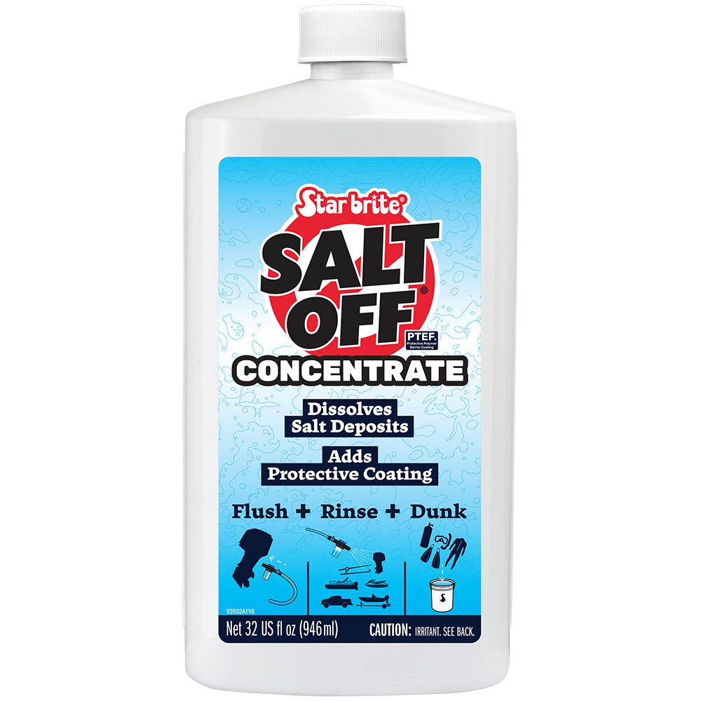Star Brite Salt Off - Concentrate - Salt Remover Wash and Engine Flush - 32 oz