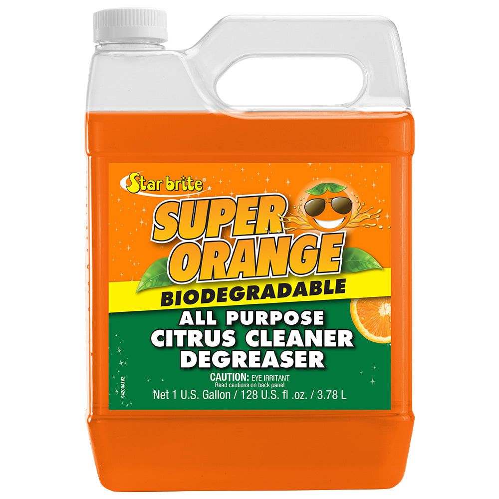 Star Brite Super Orange All Purpose Citrus Cleaner Degreaser - 1 Gallon
