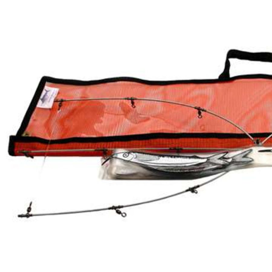 STRIKE POINT TACKLE BAR DREDGE KIT 36" SILVER STRIP BALLYHOO
