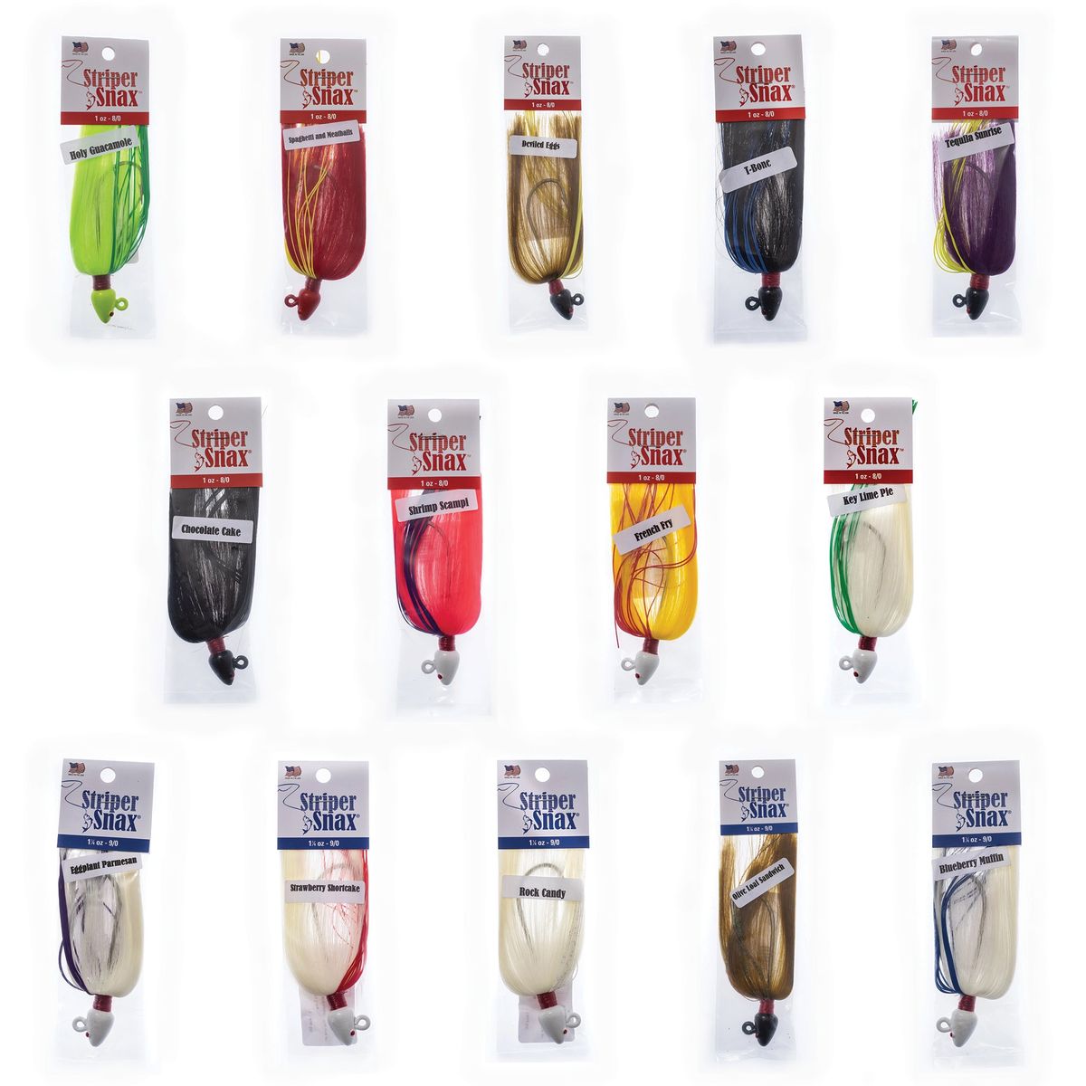Striper Snax Bucktail Jigs