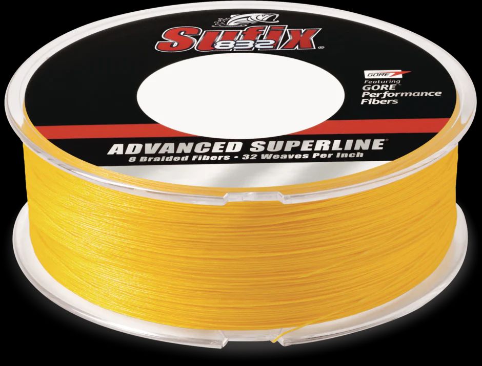 Sufix 832 Advanced Superline Braided Fishing Line 300 yd Spools