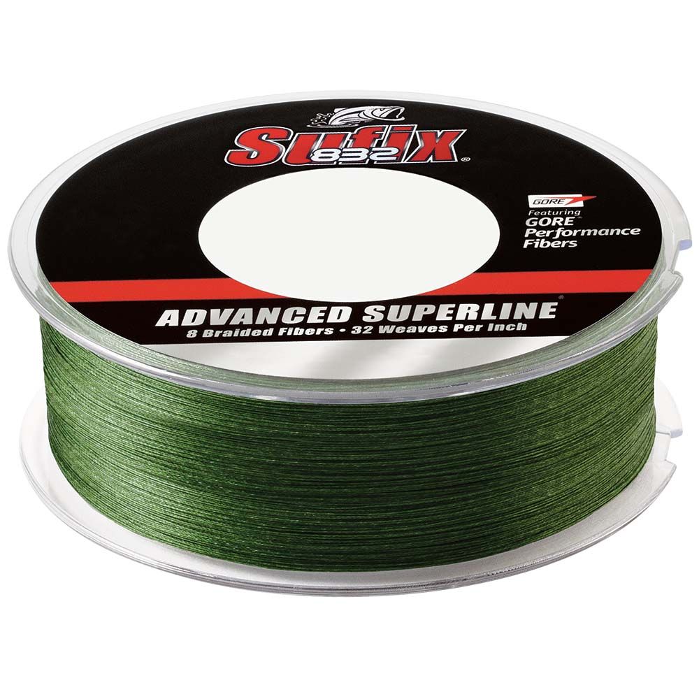 Sufix 832 Braid 40lb Low-Vis Green 600 yds