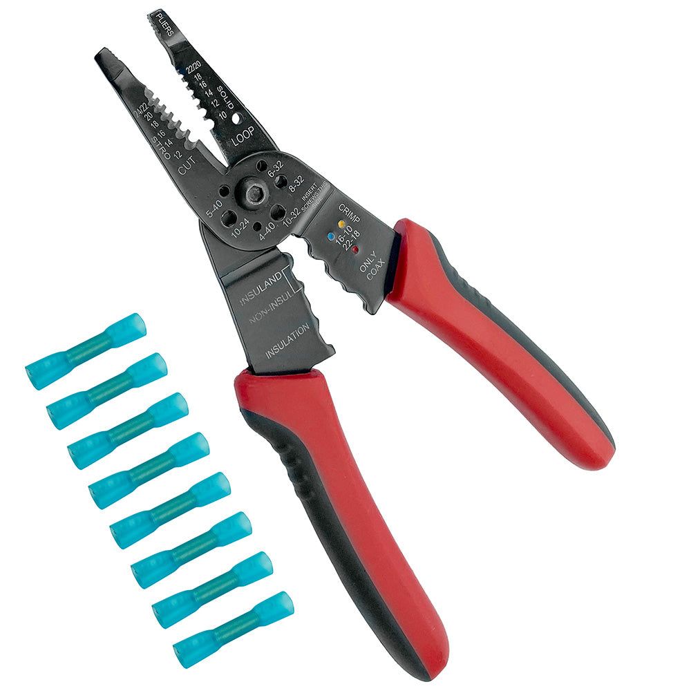 T-H Marine Heat Shrink Kit with 6-In-1 Wire Tool Connectors