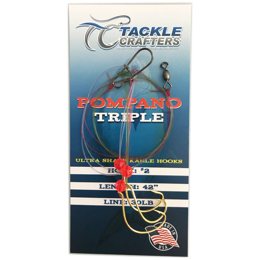 TACKLE CRAFTERS POMPANO TRIPLE RIG
