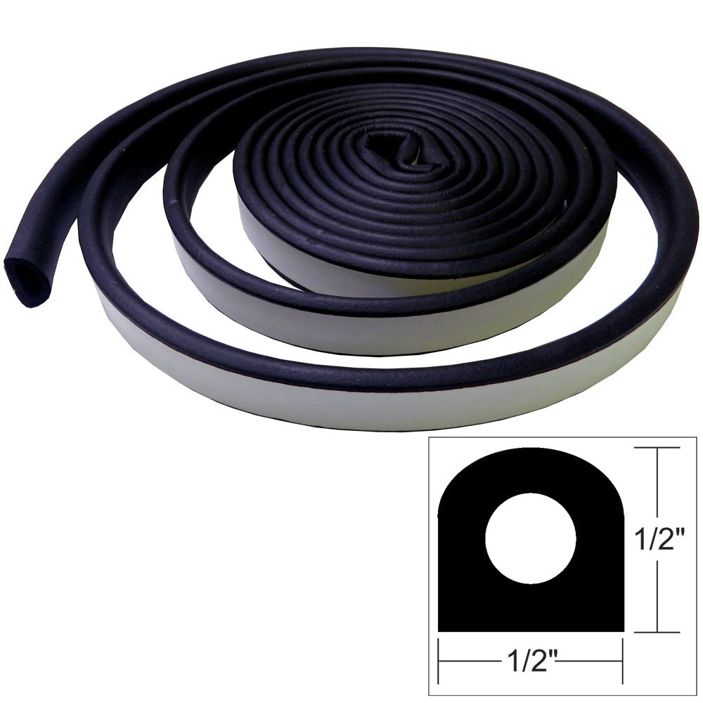 TACO Weather Seal 10'L X ½"W X ½"H - Black