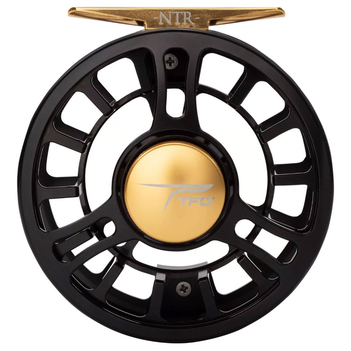 Temple Fork Outfitters NTR IV Large Arbor Reel - Black/Gold