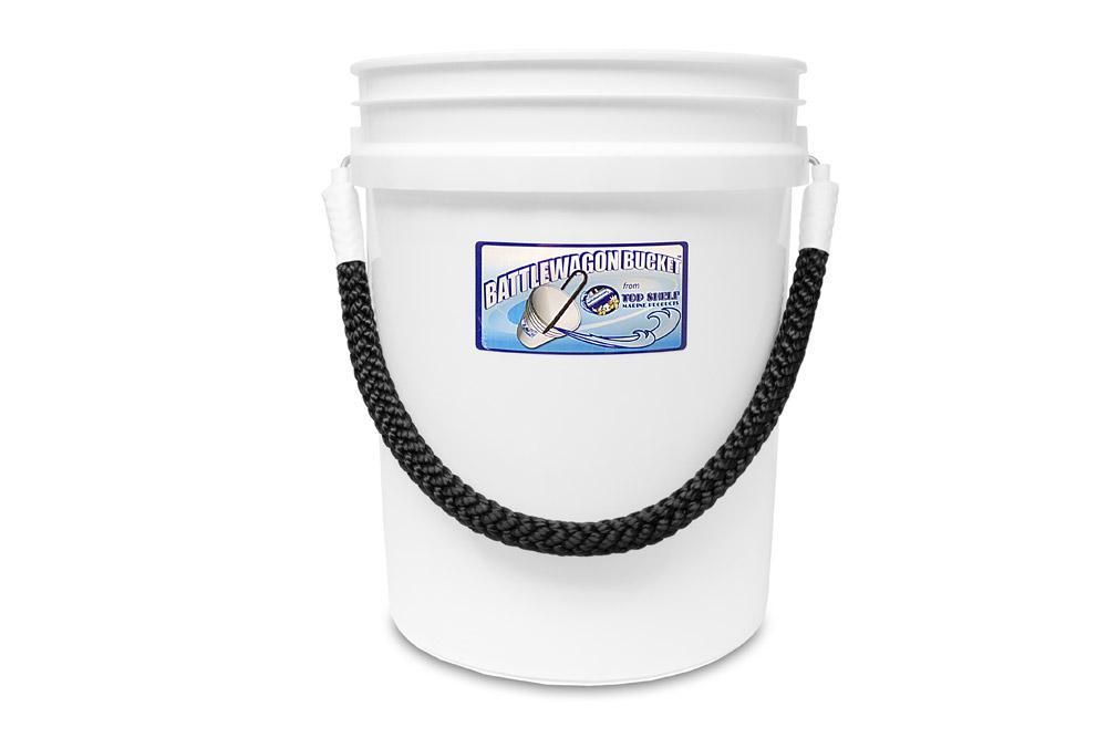 Top Shelf Battlewagon 5 Gallon Bucket w/ Rope Handle (Assorted Colors)