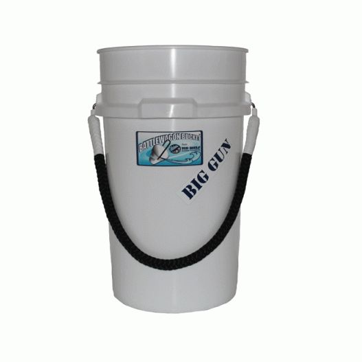 Top Shelf Battlewagon "Big Gun" 7 Gallon Bucket w/ Rope Handle