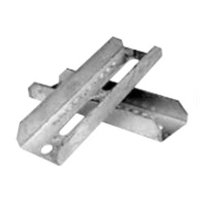 Tough Guy Bolster Brackets - Packaged - 12" Long - Slot Length 4-3/4”