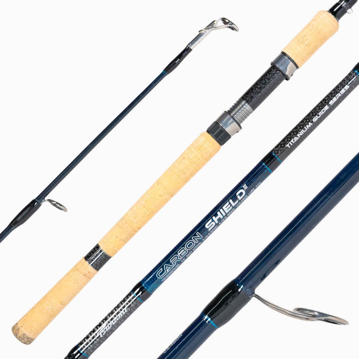 Tsunami Carbon Shield III Inshore Spinning Rods