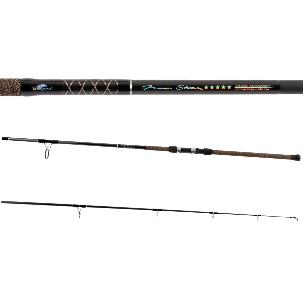 Tsunami Five Star Surf Spinning Rods