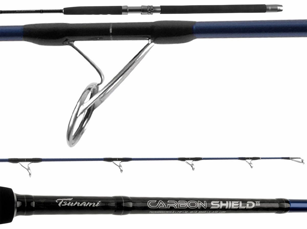 Tsunami Carbon Shield II Boat Conventional Rod 7'