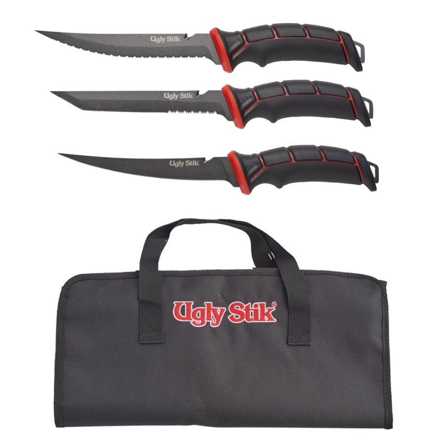 UGLY STIK 3 PIECE KNIFE SET
