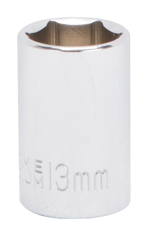 Vulcan Drive Standard Socket Metric 3/8" Drive 6-Point Chrome Vanadium Steel Chrome