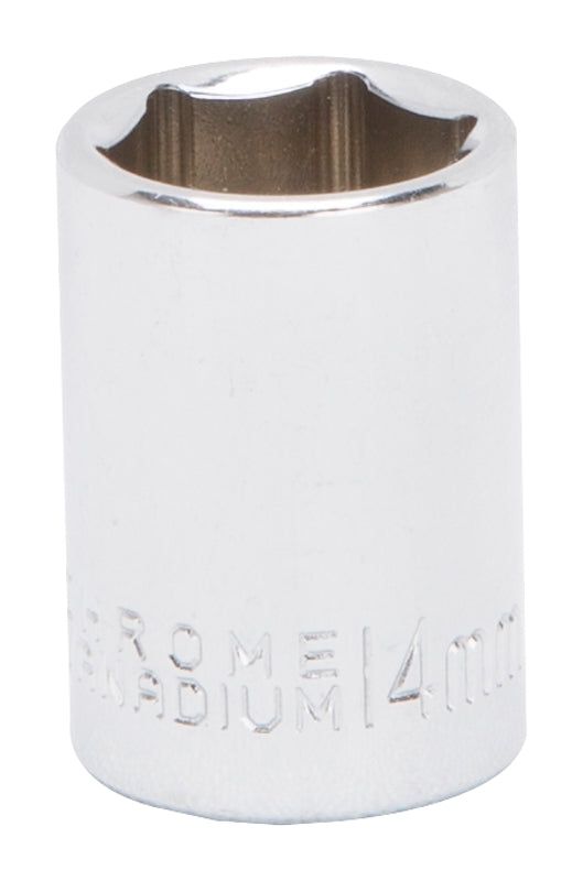 Vulcan Drive Standard Socket Metric 3/8" Drive 6-Point Chrome Vanadium Steel Chrome
