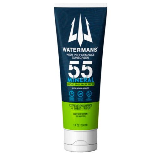 Watermans Mineral SPF 55 Sunscreen with AQUA-ARMOR