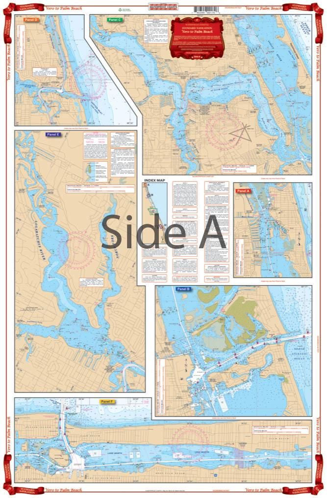 Waterproof Charts 17 Vero to Palm Beach Navigation