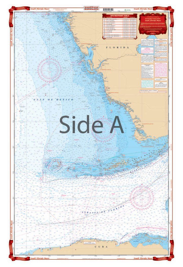 Waterproof Charts 35 South Florida Maxi Navigation