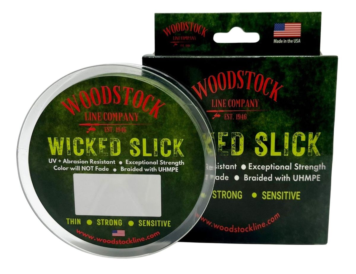 Woodstock Line Company Wicked Slick Braided Fishing Line (1200 yd Spools)