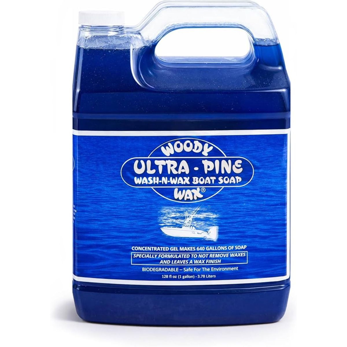 Woody Wax Ultra Pine Wash 'n' Wax Boat Soap
