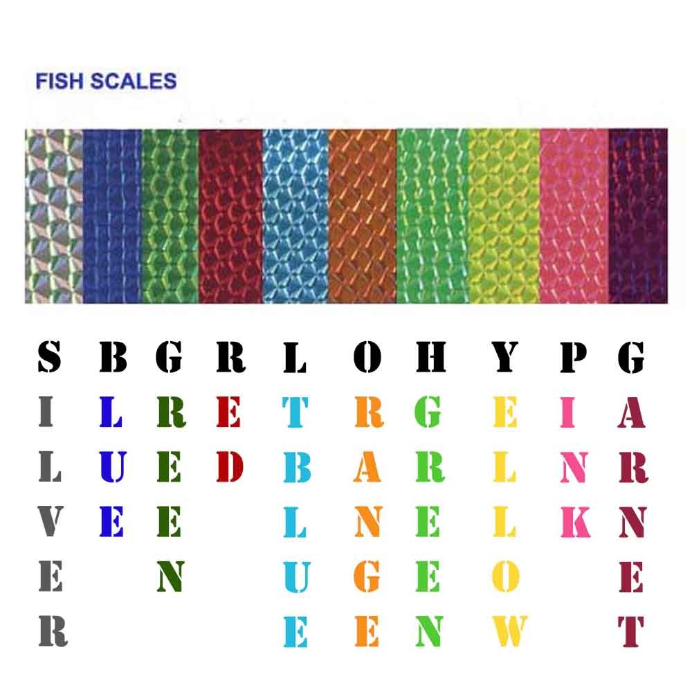 Witchcraft Decorative Tape 2" x 6" Fish Scale Tape