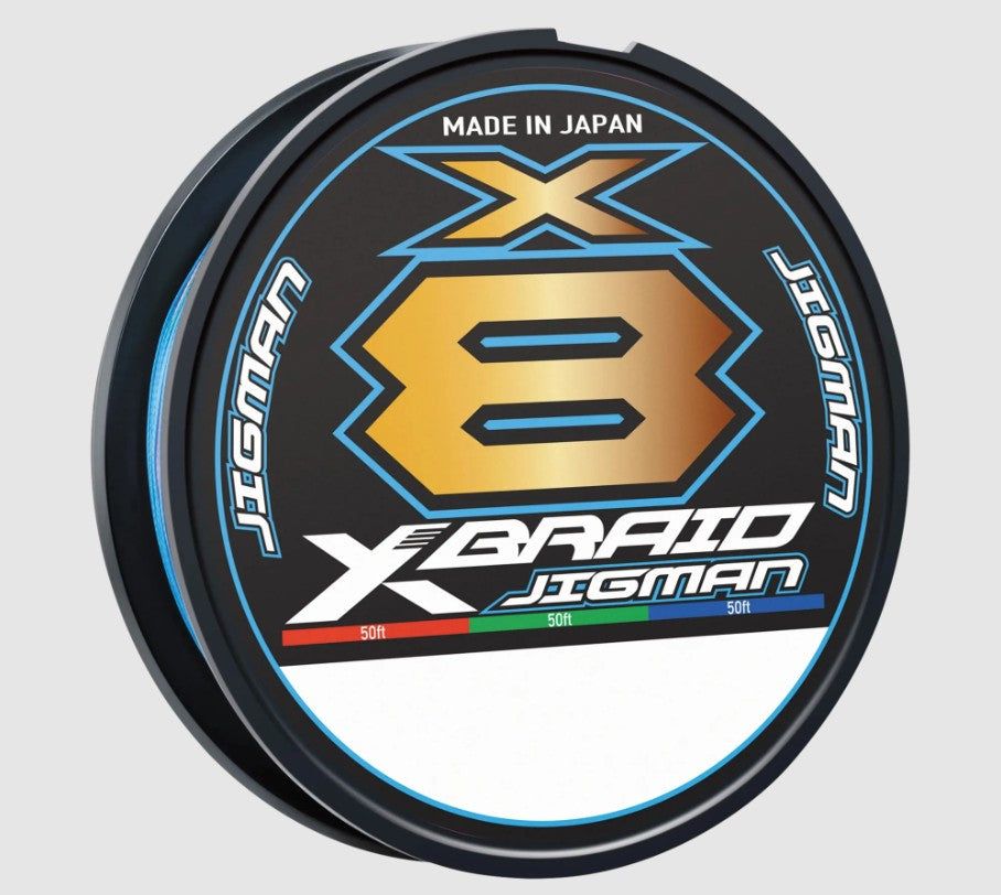 XBraid X8 Jigman Multicolor Jigging Braid (3000 yd Spools)