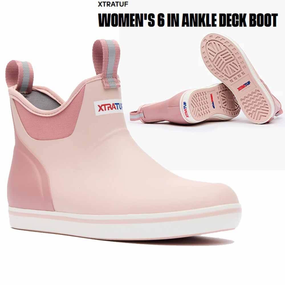 Xtratuf Pink 6" Ankle Deck Boots