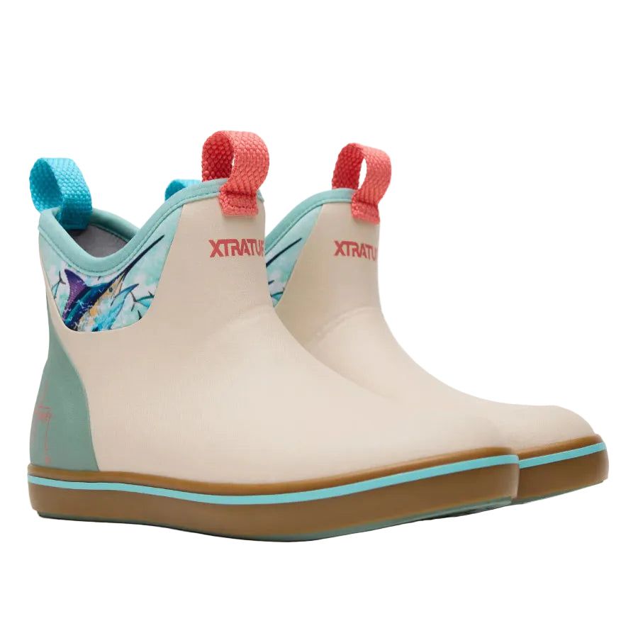 XTRATUF WOMEN'S 6" GUY HARVEY COLLECTION DECK BOOTS
